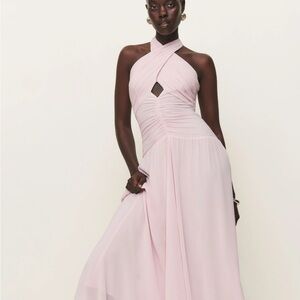 Reformation Cari Dress- pink